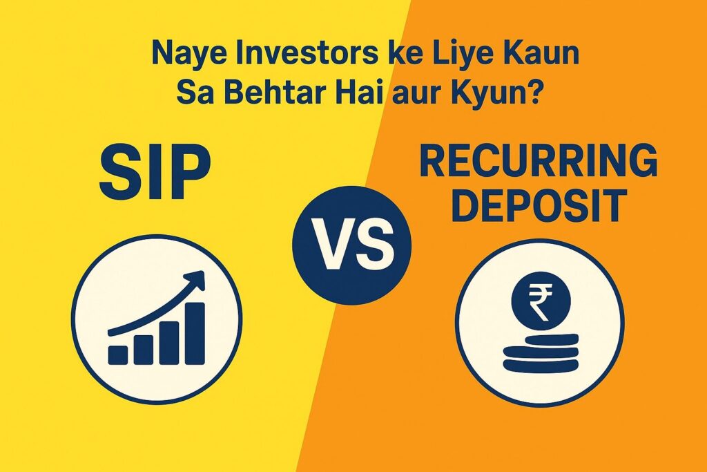SIP vs Recurring Deposit comparison for new investors in India