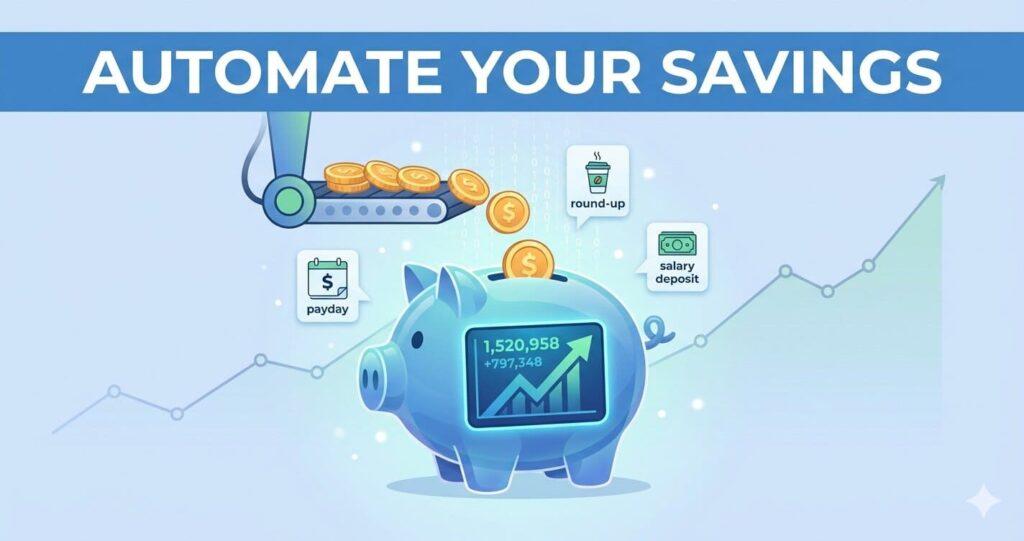 automatic savings transfer setup for building an emergency fund
