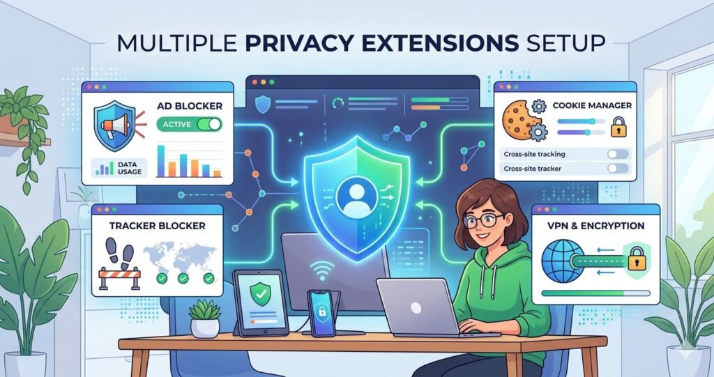 Best privacy extension combination for Chrome in 2026