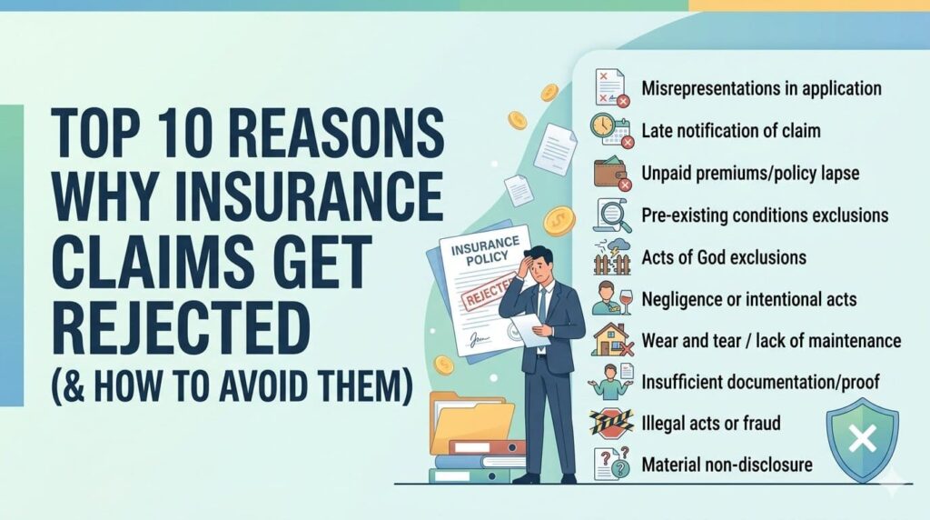 Insurance Claim Rejected Reasons