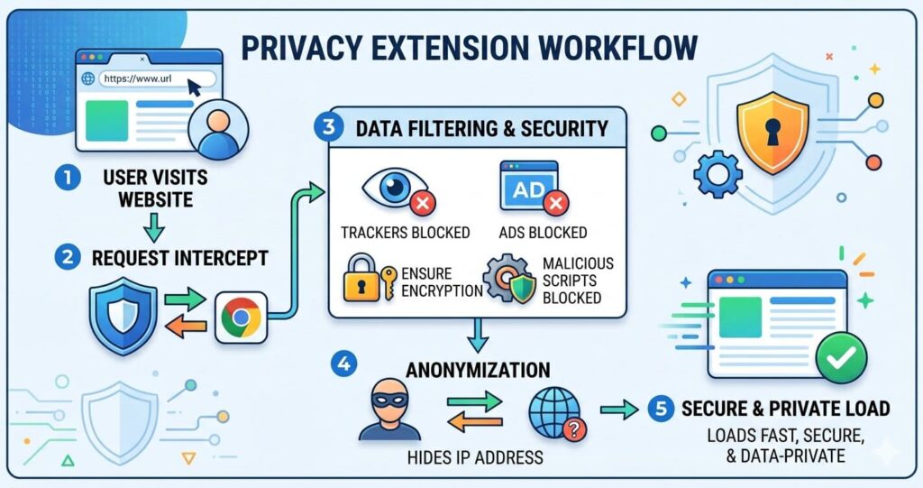 How privacy browser extensions protect users online