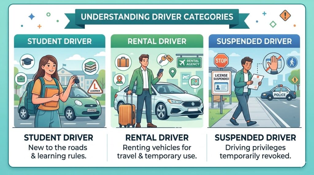 People who need non owner car insurance in the USA